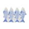 8&#x22; Nautical Blue Fish Ceramic Vase by Ashland&#xAE;